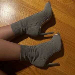 Grey booties